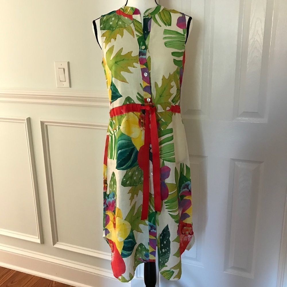 Allegra Masetti  Linen Summer Dress size S